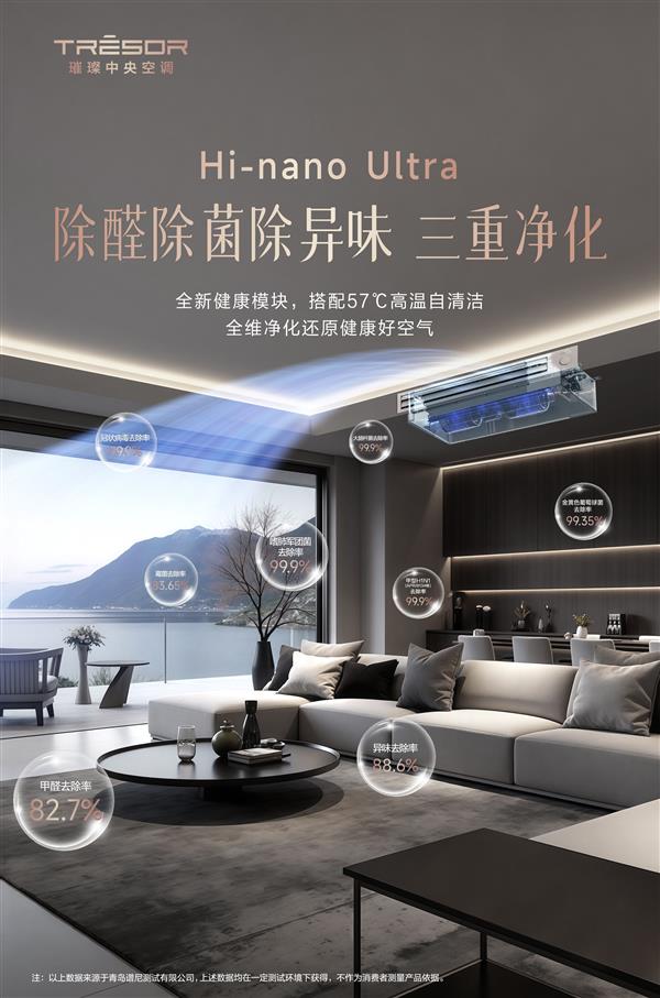 JN江南·體育網(wǎng)頁(yè)版18米超遠(yuǎn)送風(fēng) 溫馨體驗(yàn)無(wú)鴻溝！燦爛中心空調(diào)藝境系列新品上市(圖4)